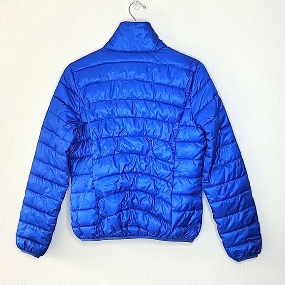 BLACK RIVET Casual Blue Puff Jacket size M Warm Fall Winter - Picture 8 of 13